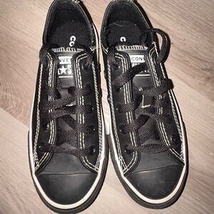 Converse Black Sneakers Low-Top Canvas